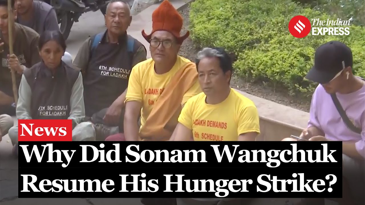 Ladakh Activist Sonam Wangchuk Resumes Hunger Strike Amid Virtual Detention at Ladakh Bhavan