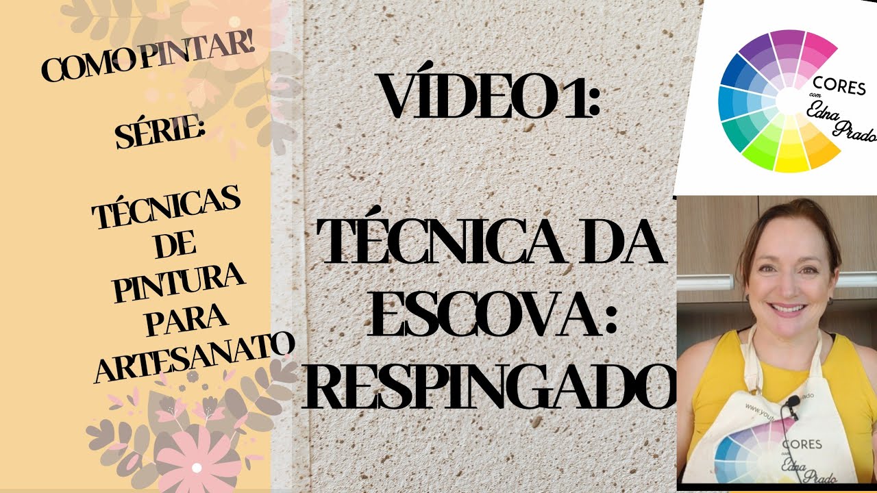 COMO PINTAR!  TÉCNICA  DA ESCOVA - RESPINGADO=CHUVA AMERICANA