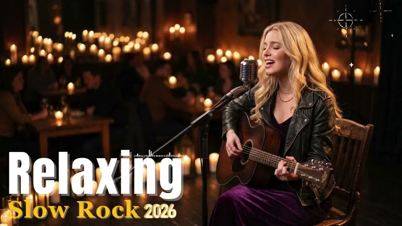 Mellow Rock Instrumental 🎶 Soft Slow Rock Guitar for Calm Moments