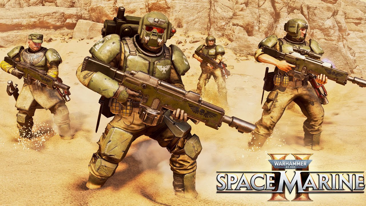 IMPERIAL GUARD MOD! Kasrkin Gameplay - Warhammer 40k: Space Marine 2 (4K)
