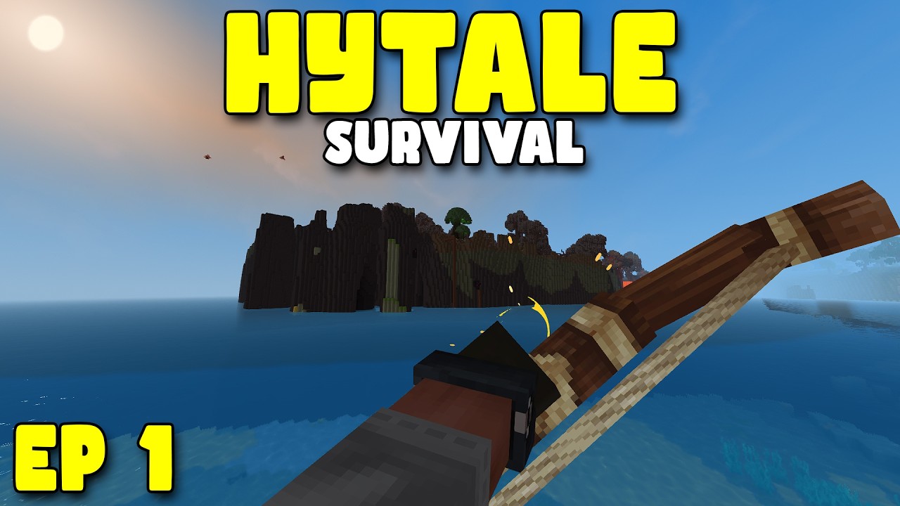 Игрок Unturned впервые пробует Hytale.