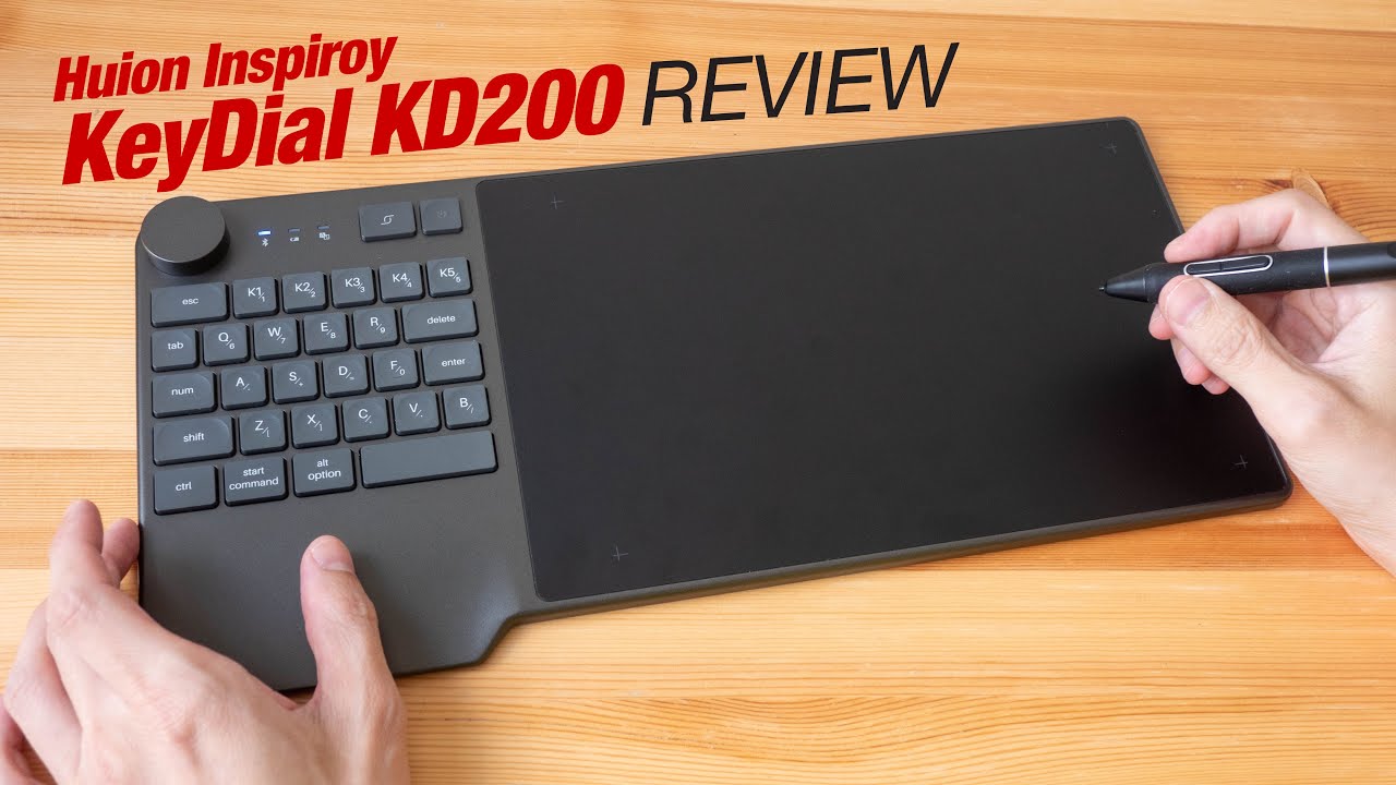 Обзор: Huion Inspiroy KeyDial KD200