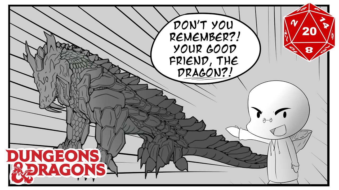 Bad DnD Jokes - The Mighty Beast! - Punny DnD 5e Comic Animatic