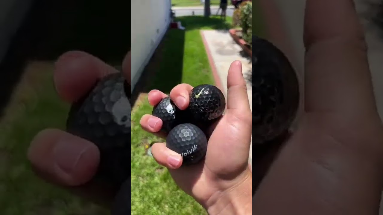 Rare golf ball finds