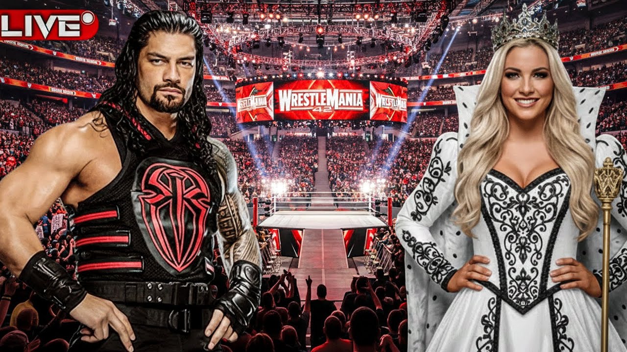 WWE LIVE🔴: ROMAN REIGNS VS QUEEN CHARLOTTE FIGHT PART- 3 #verticallive #wwelivetoday