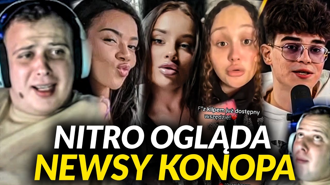 NITRO OGLĄDA NEWSY KONOPA (FAGATA, CLOUT MMA, KAWIAQ, LEXY)