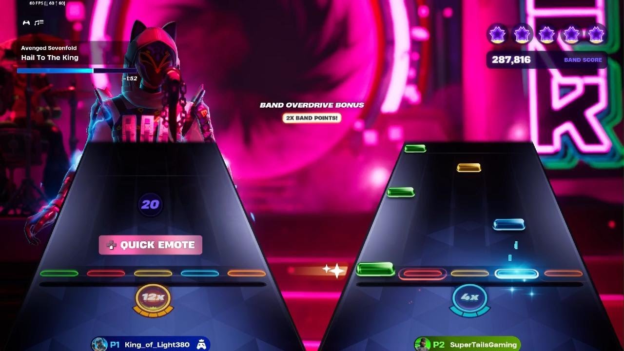 Fortnite Festival Local Multiplayer (I'm Player 2)