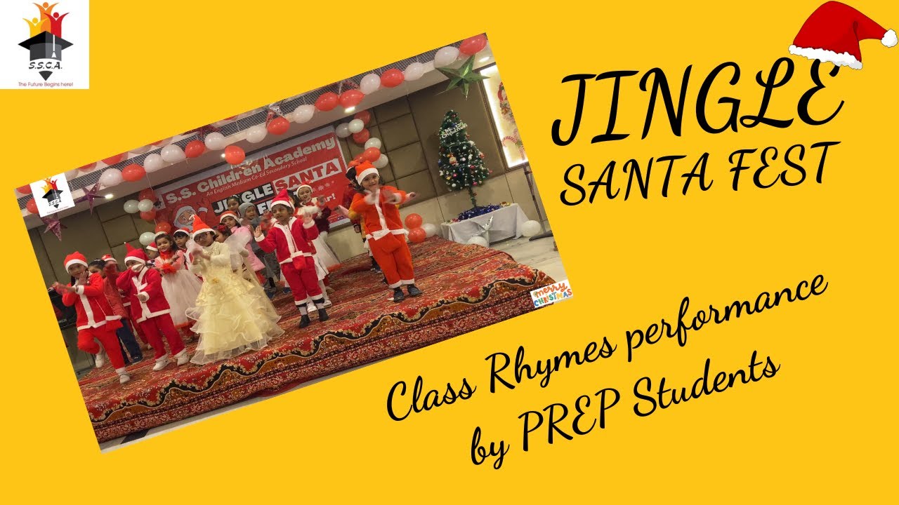 Class Rhymes performance by PREP Students🎅🎄 | S.S. Children Academy School, Sodala, Jaipur