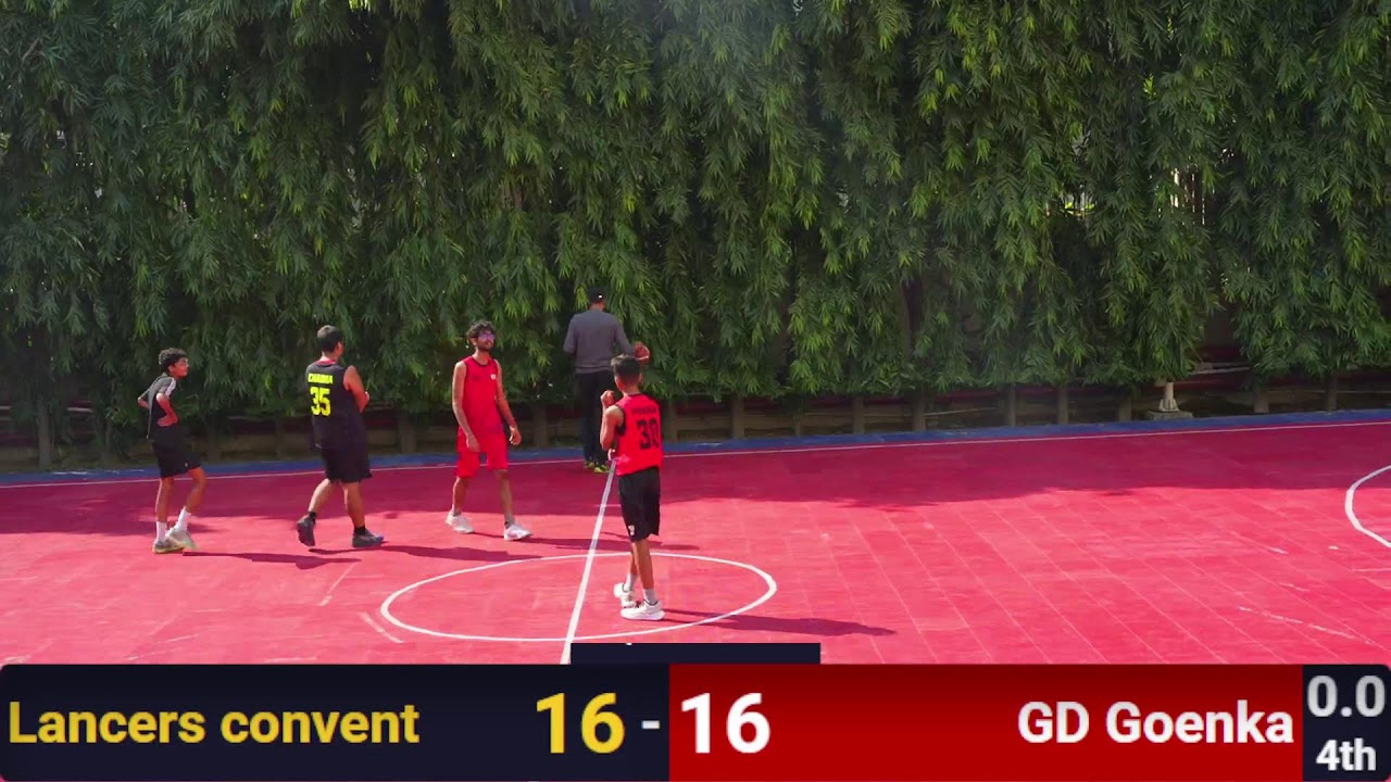 LIS CUP - DAY 5 - Basketball U-19 - Lancers convent VS GD Goenka