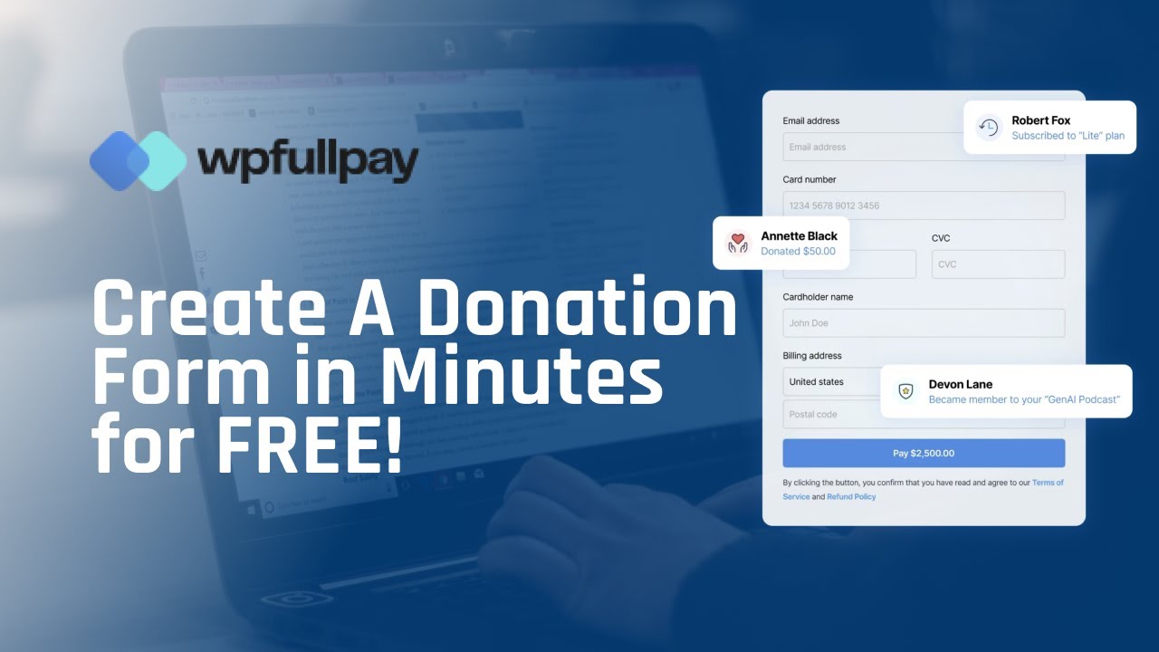 How to Create a WordPress Donation Form in Minutes for Free