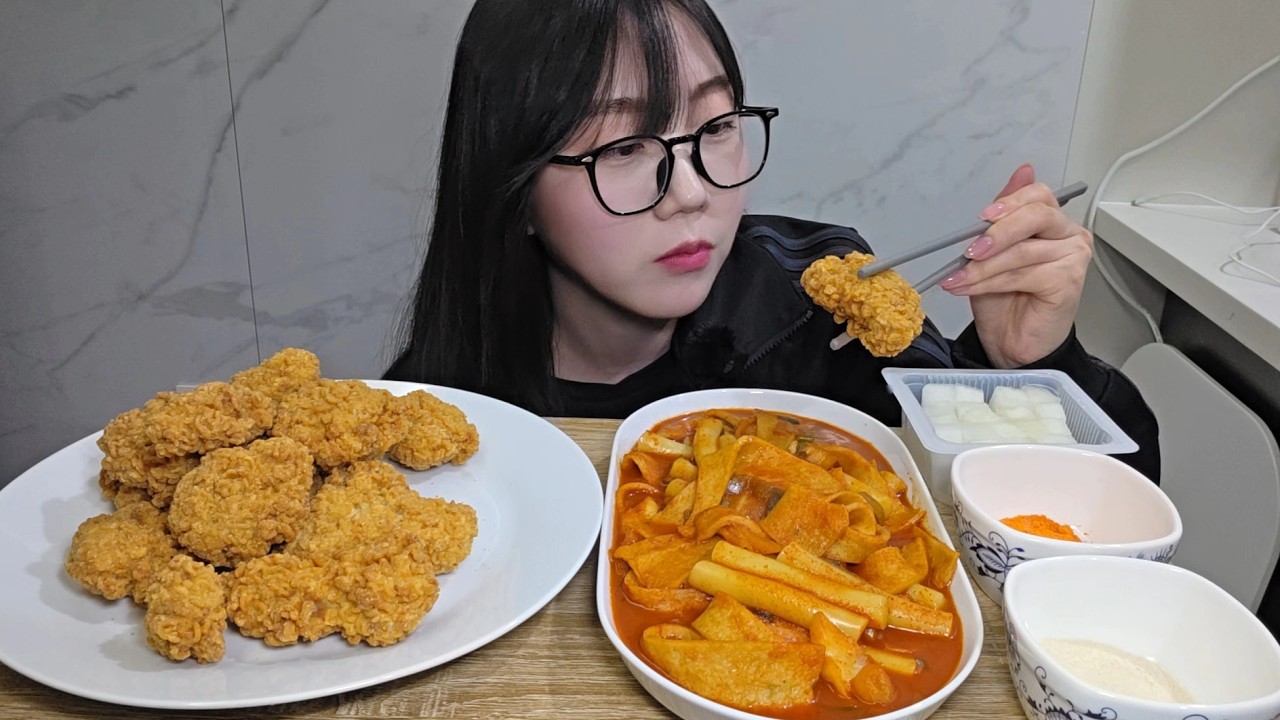 [ASMR] 뿌슐랭 치킨 먹방🍗✨ Bburshullang Chicken Mukbang
