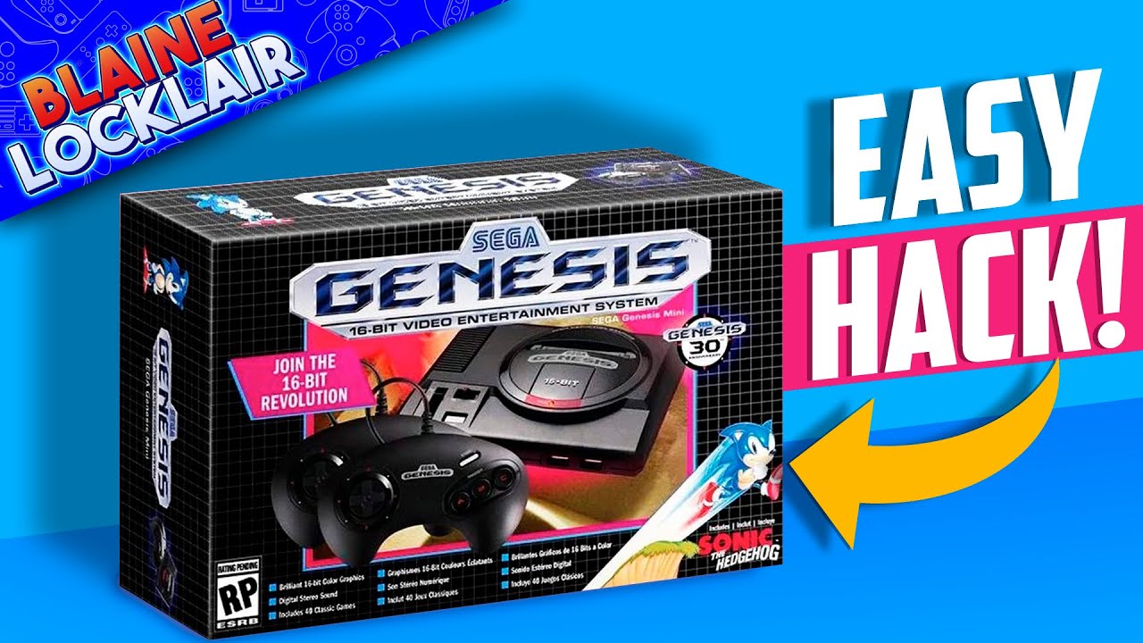 Самый простой взлом для Sega Genesis Mini