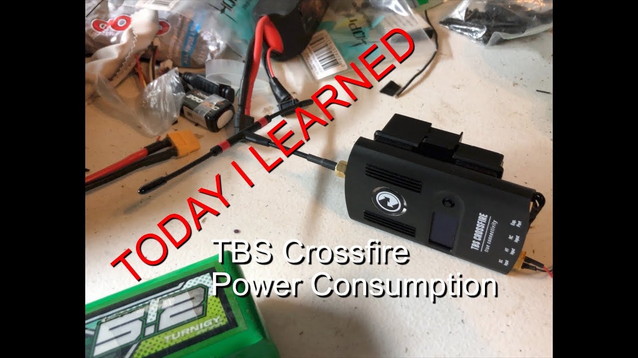 What is the TBS Crossfire Power Consumption ?