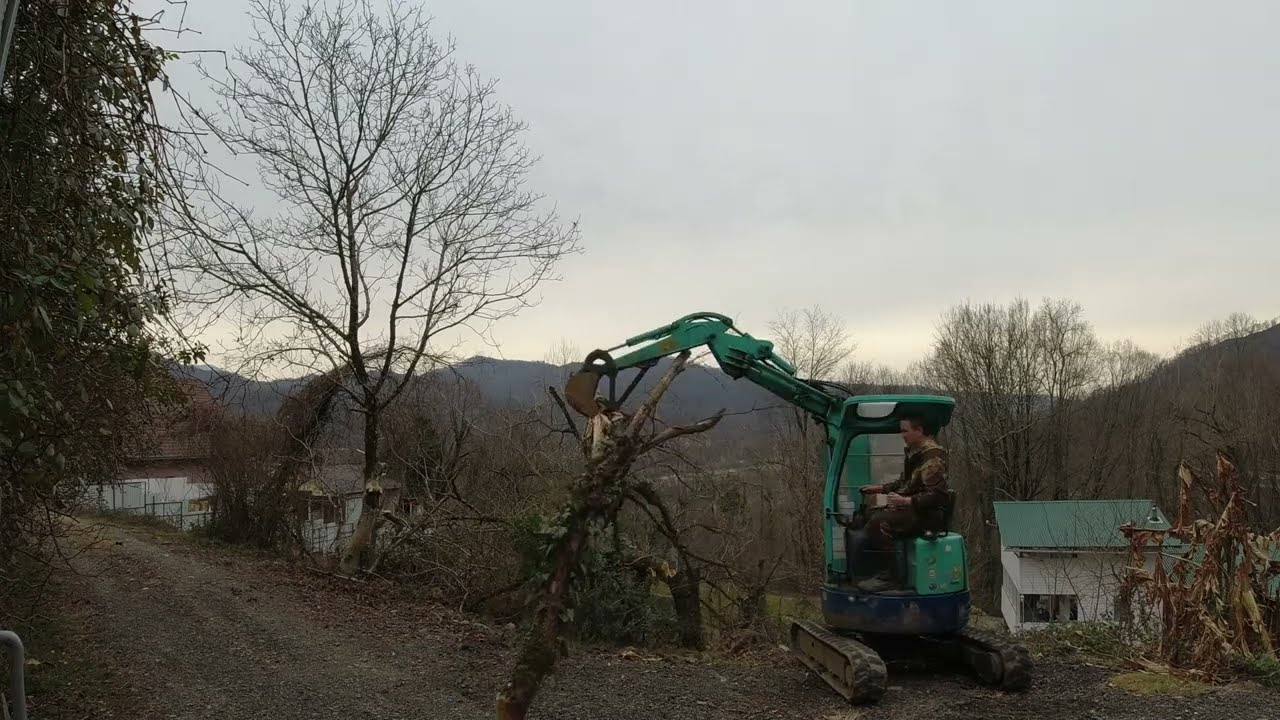 Работа на мини-экскаваторе IHI 20Z | Working on ihi 20z mini excavator