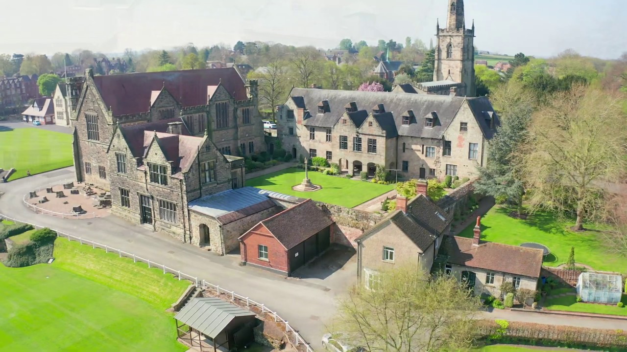 Repton School Aerial Film, Derbyshire