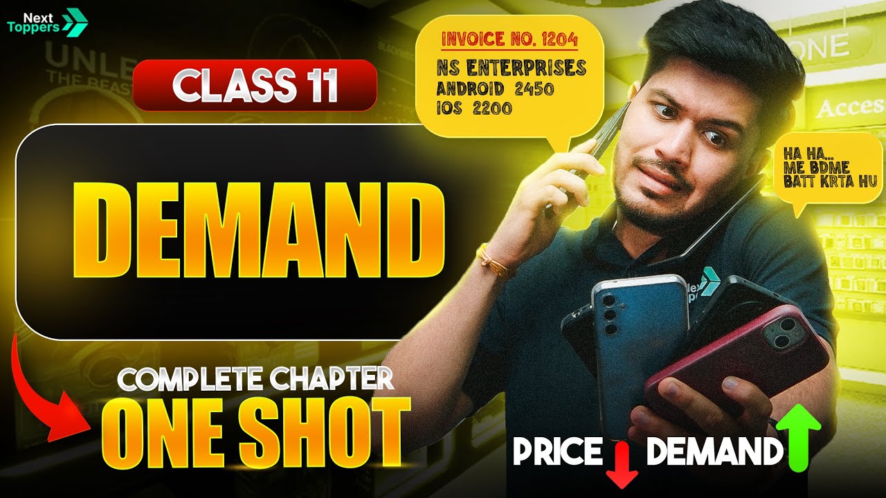Theory of Demand in One Shot | NCERT Class 11th Economics Full Chapter Revision | CBSE 2025-26