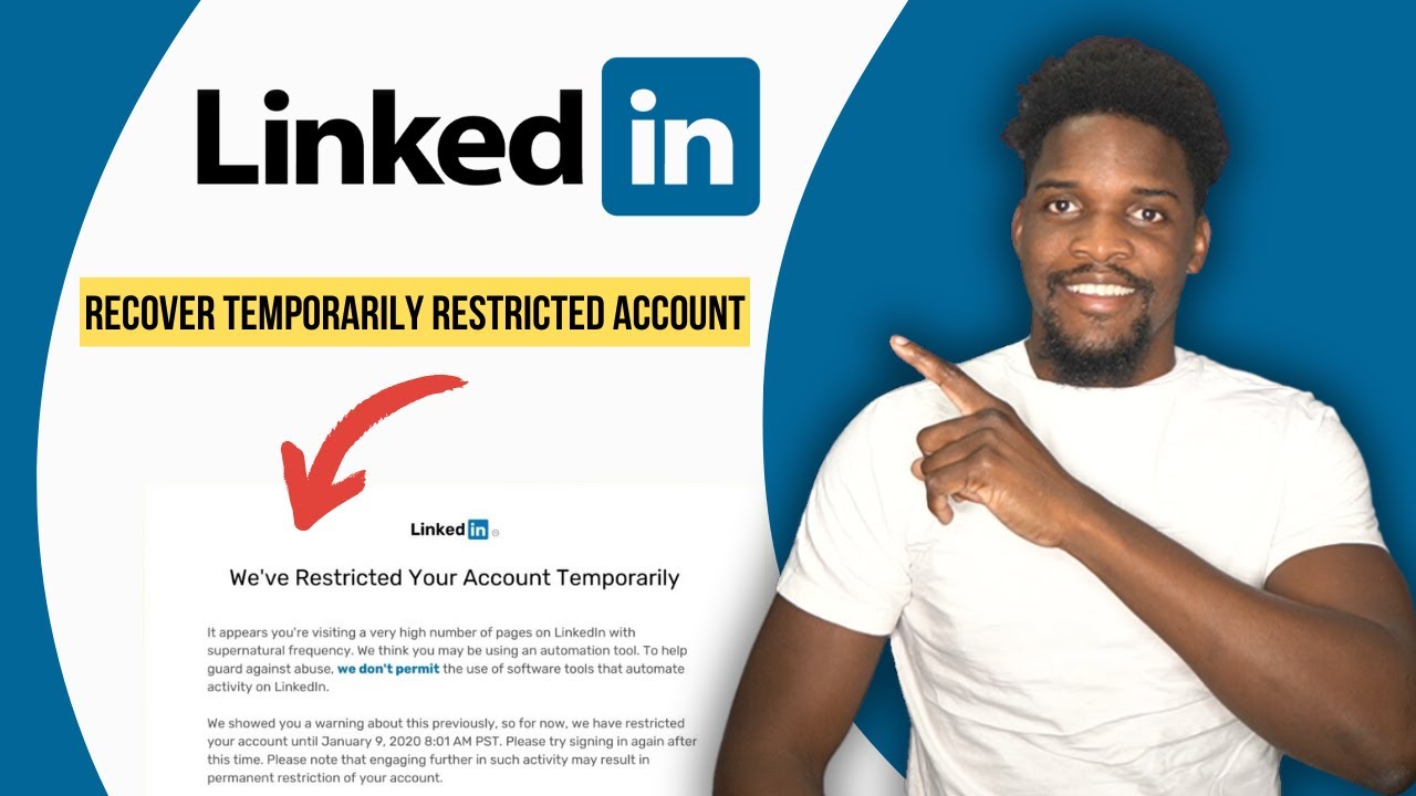 How To Recover LinkedIn Temporarily Restricted Account  (2025)