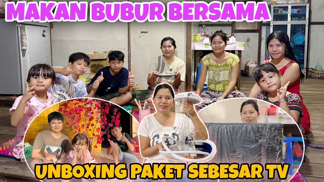 IMLEK SUDAH LEWAT, LEPAS LAMPION DAN POHON BUNGA, MASAK BUBUR MAKAN BERSAMA