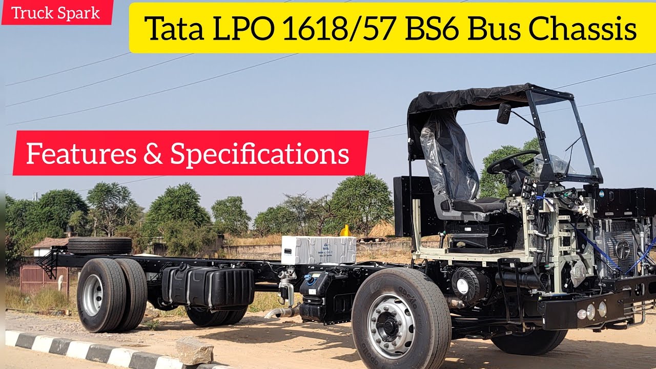 Tata LPO 1618/57 Bs6 Bus Chassis Model|| Features Specification #tatamotors #tatabuses #tataLpobus