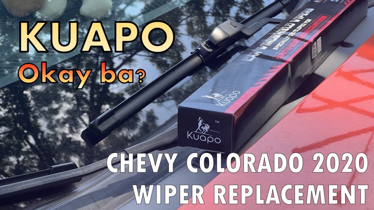 CHEVY COLORADO TRAILBOSS - KUAPO WIPERS INSTALLATION #chevroletcolorado #kuapowipers #diy