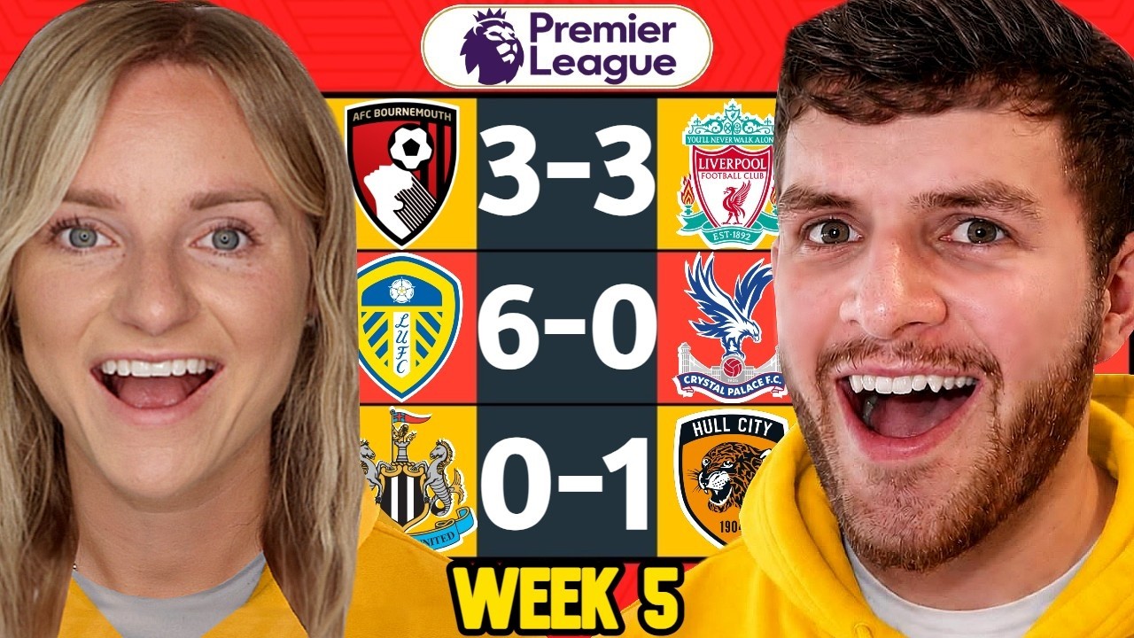 PREMIER LEAGUE WEEK 5 PREDICTIONS