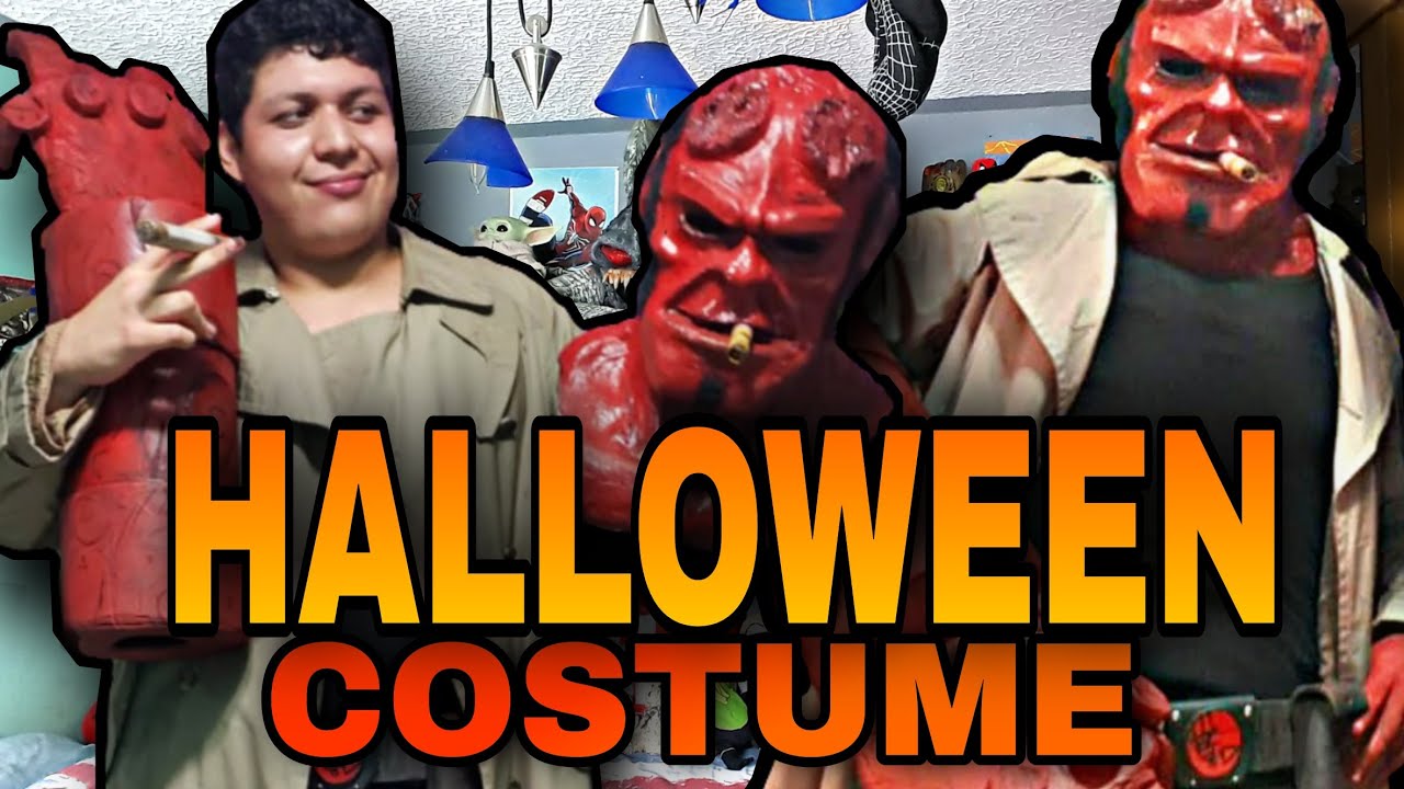 MI PROPIO TRAJE DE HELLBOY / Celebrando halloween con el demonio favorito de todos