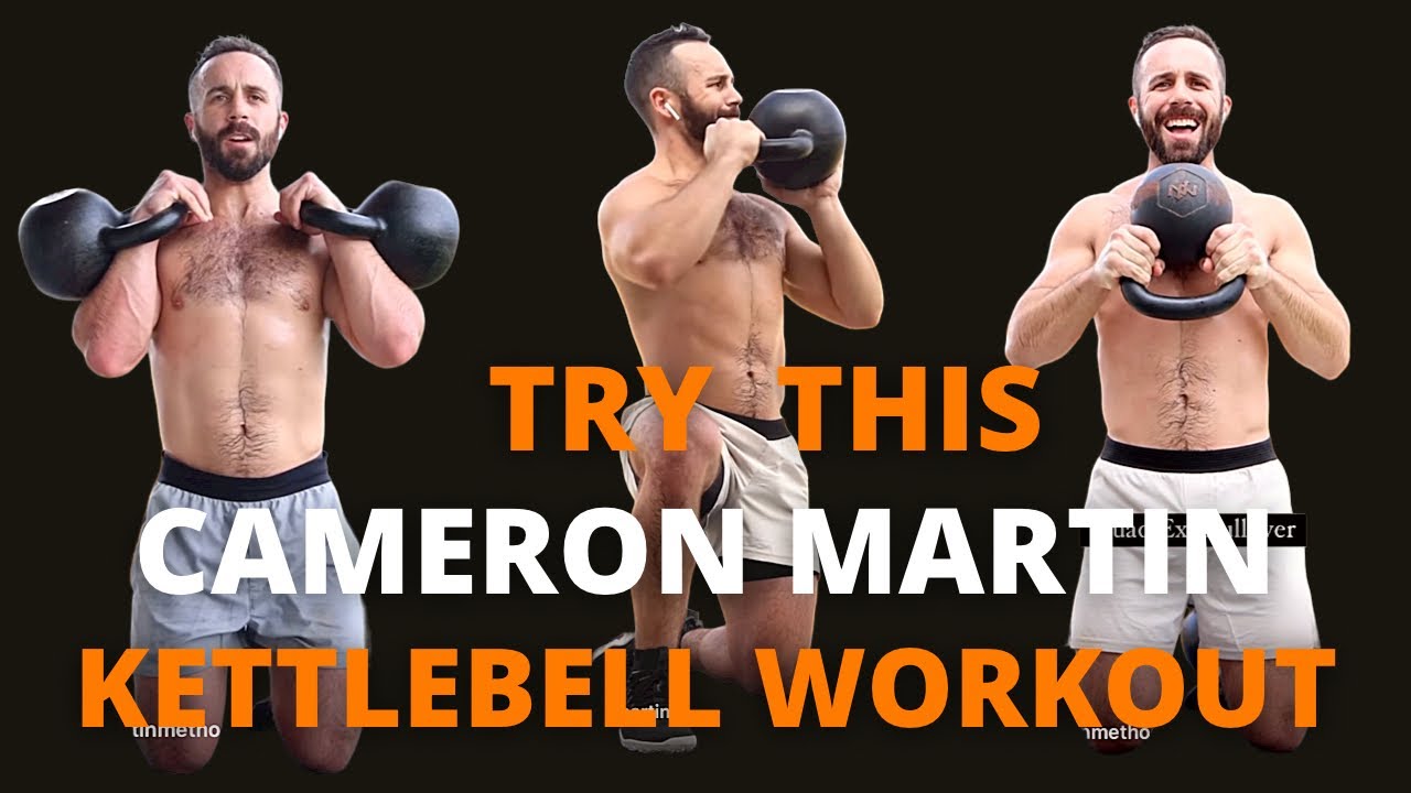 cameron martin kettlebell workout // upper body kettlebell workout // follow along cameron martin
