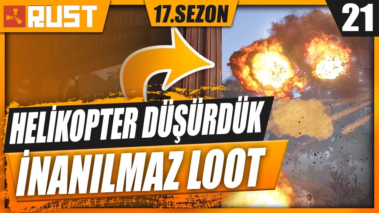 HELİKOPTER PATLATTIK ! BAKIN NE ÇIKTI ? RUST #22