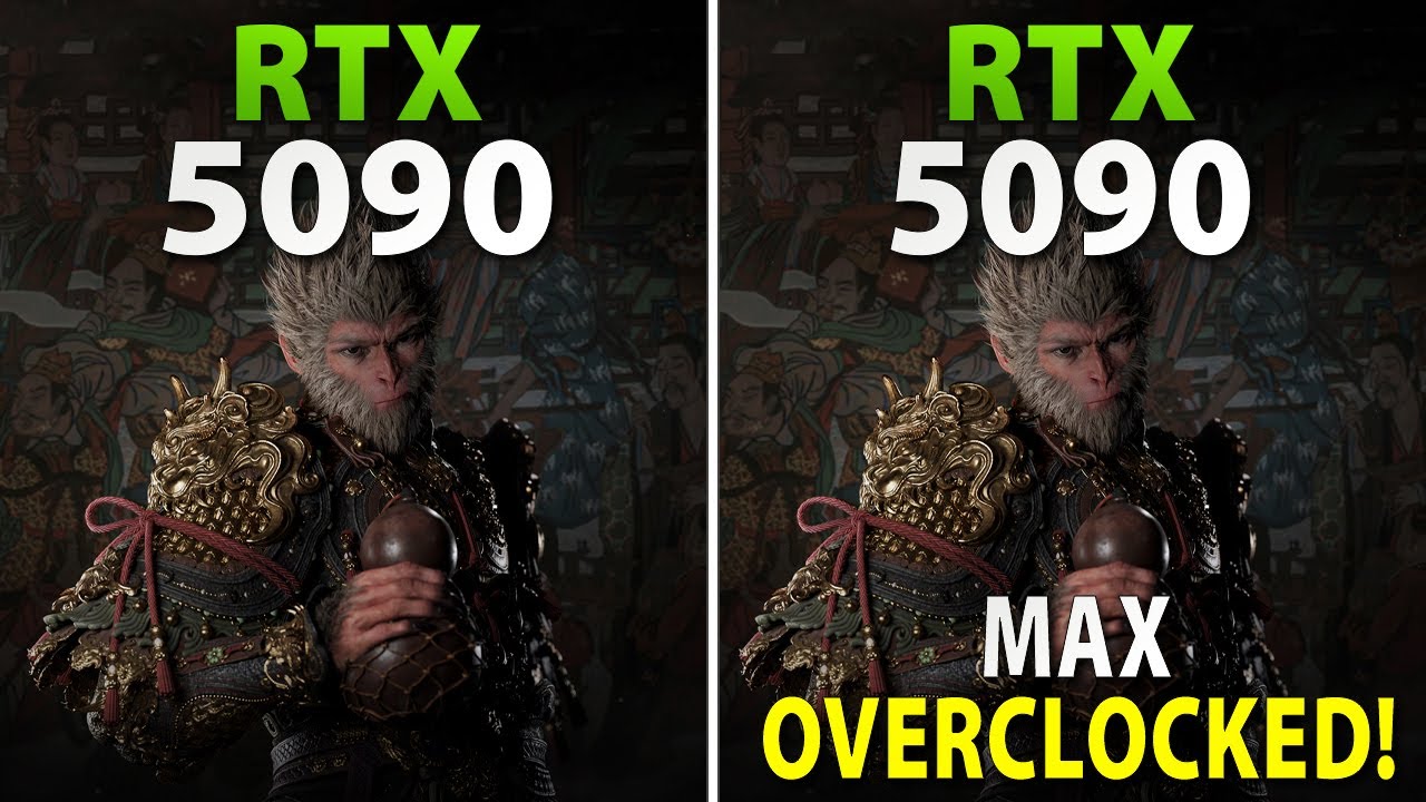 RTX 5090 vs 5090 Max Overclocked - Test in 5 Games