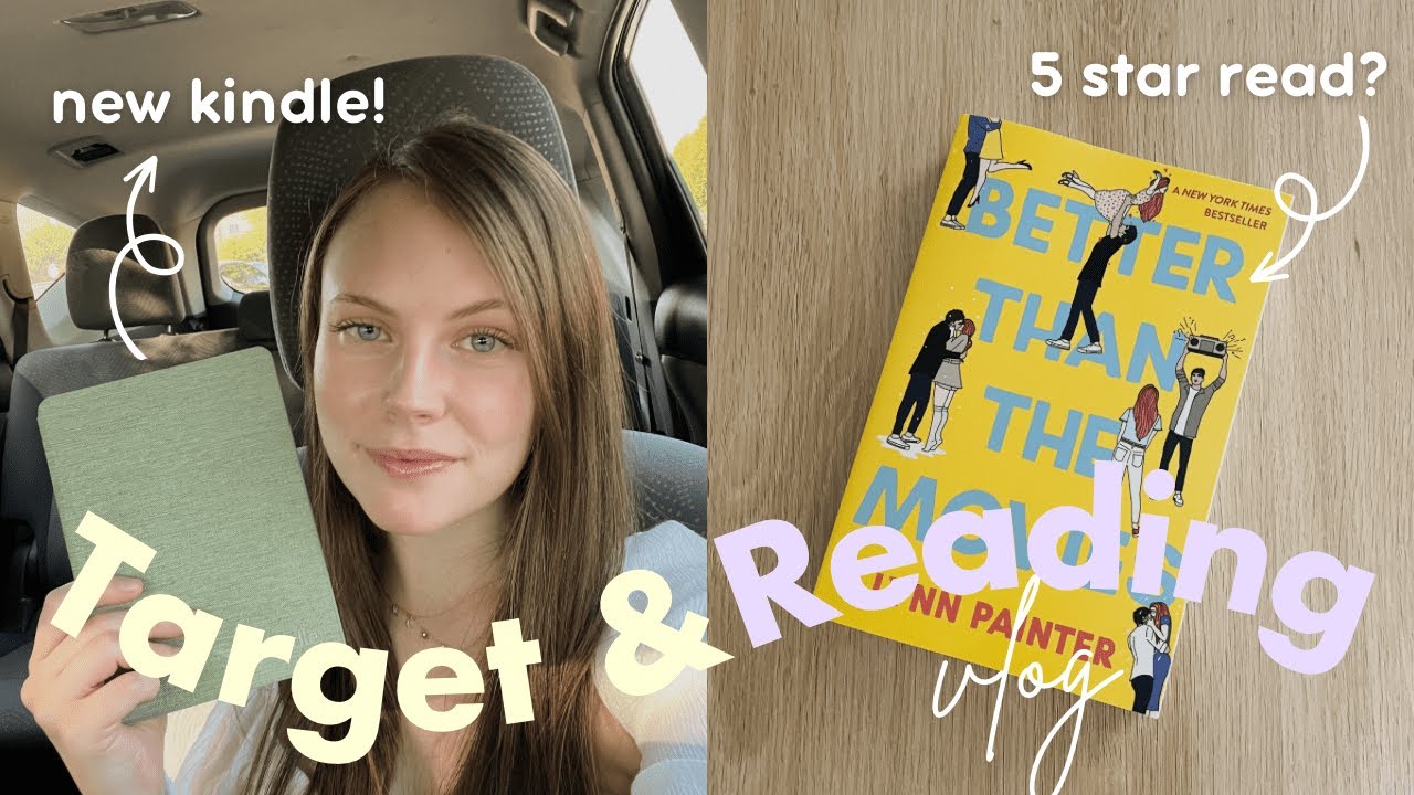 Reading Vlog: Getting a new kindle and target shopping