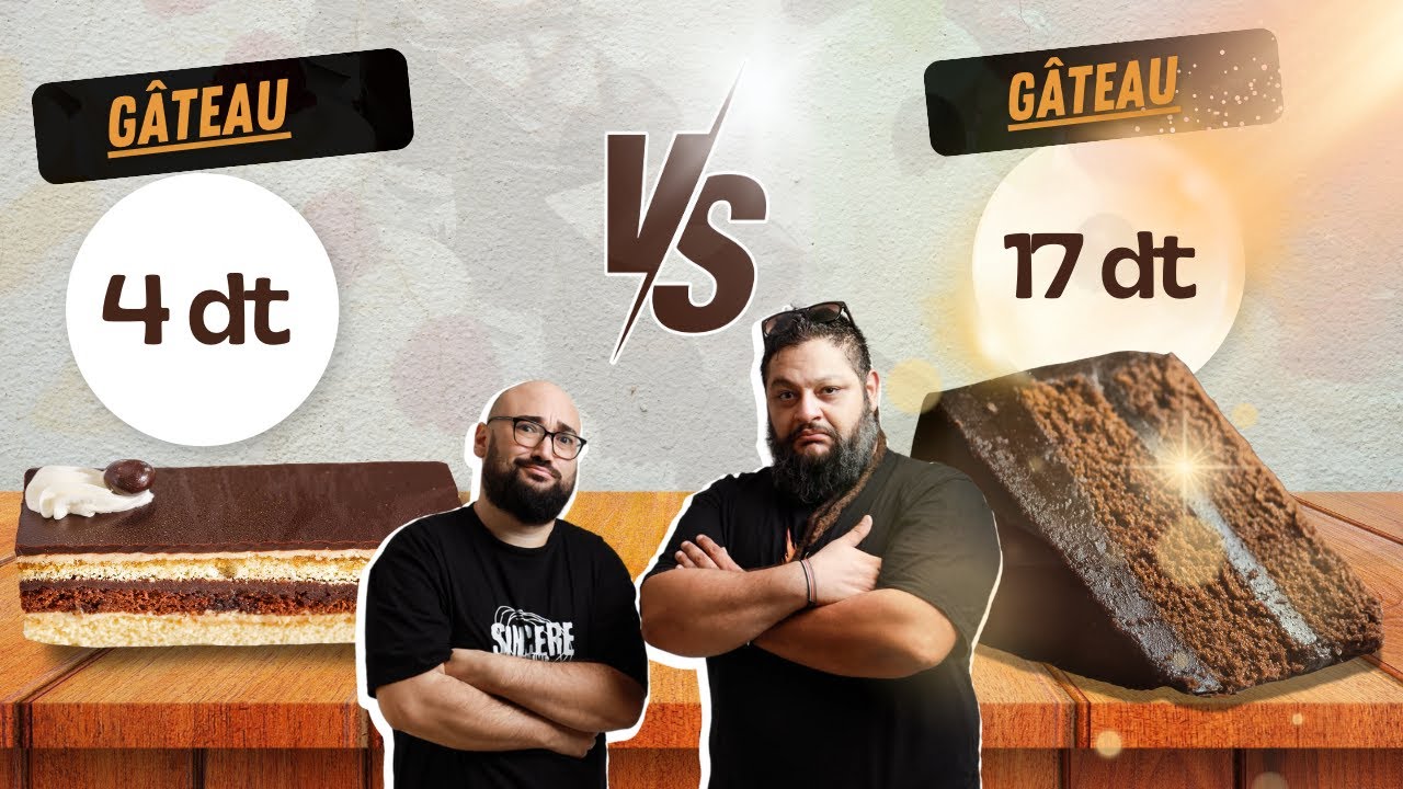 Gâteau 4 dt vs Gâteau 17 dt 🎂🍰