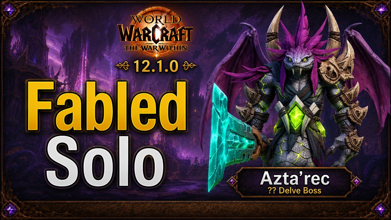 Fabled Solo: Azta'rec (298 ilvl) l Resto Druid
