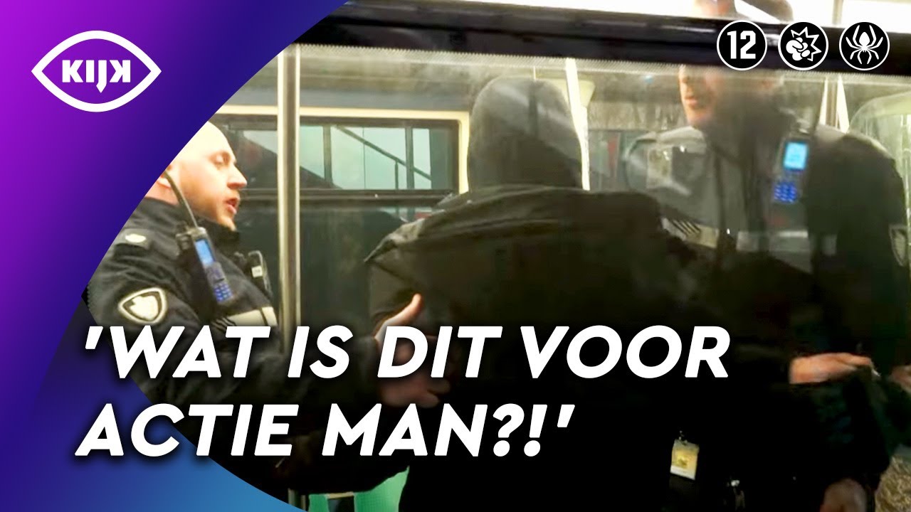 Ex-gedetineerde WEIGERT om uit METRO te stappen na STAANDEHOUDING | Overtreders | KIJK Misdaad