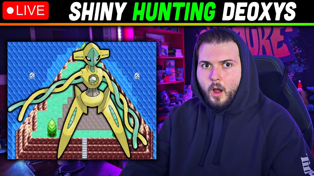🔴SHINY HUNTING DEOXYS | Pokemon Fire Red Leaf Green (Switch Version)