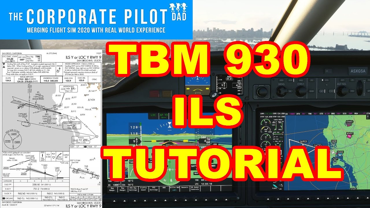 ILS Approach and Landing TBM 930 Microsoft Flight Simulator — ПК и XBOX