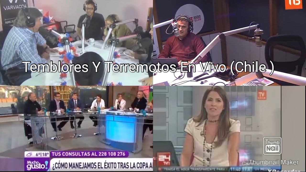 Temblores Y Terremotos en vivo (Chile) 1985-2023