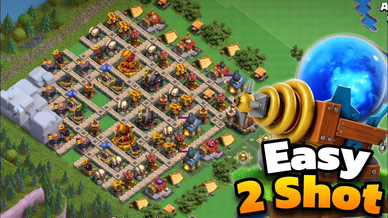 2 Shot Max Barbarian Camp In Clan Capital | Best Clan Capital Attack Strategy