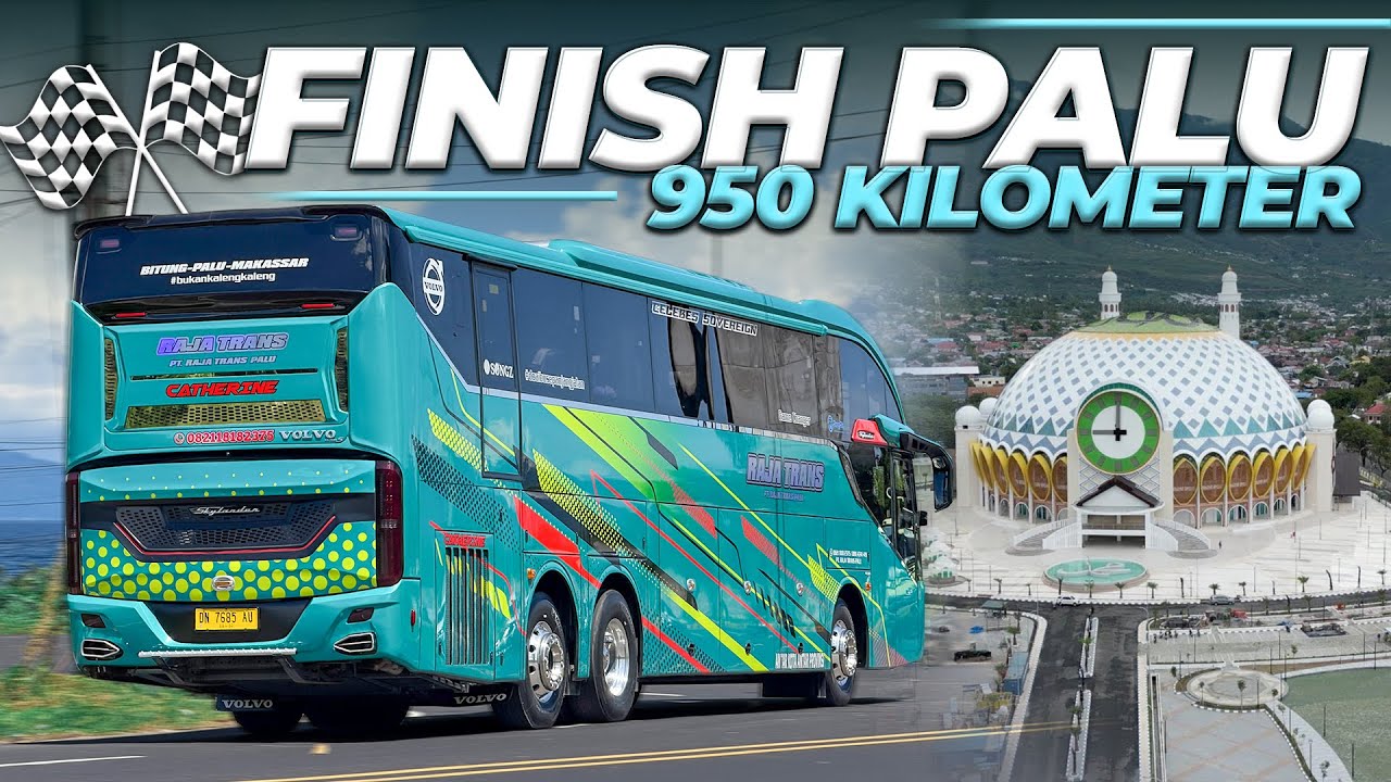 GOKIL INI ‼️ 27 Jam Di Bus Gak Kerasa Capek |  Raja Trans Manado Palu Volvo B11R