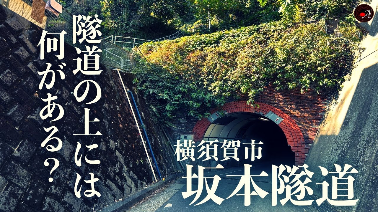 【隧道の上】横須賀市「坂本隧道」の上には何がある？Japanese tunnel and scenery「高画質推奨」