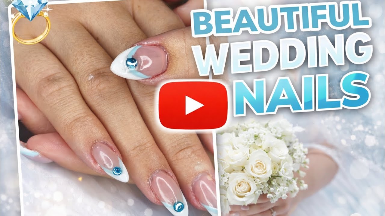 Wedding nail set. Part 2💅 Builder gel infill.