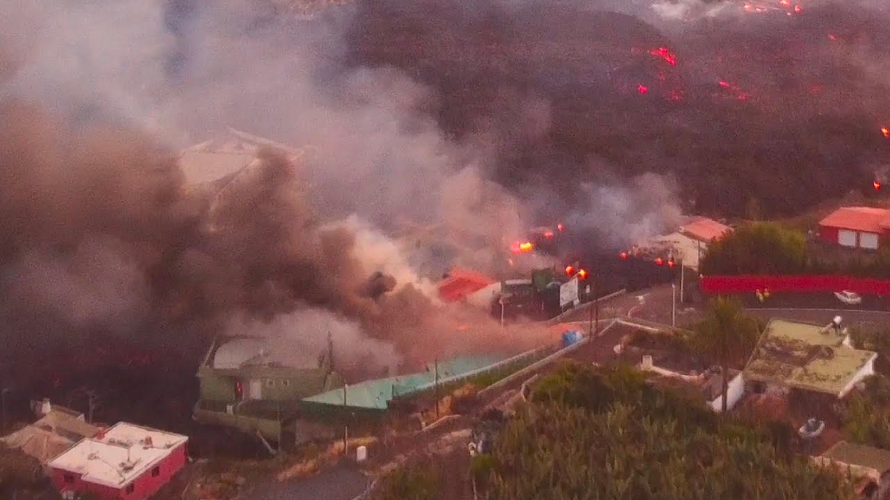 Todoque is destroyed by the lava 25-09-2021 (Extended version)
