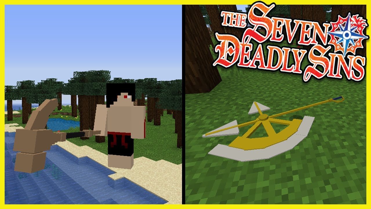 SACRED TREASURES, MAGIC, GAINTS & MORE! Minecraft Seven Deadly Sins Mod Review