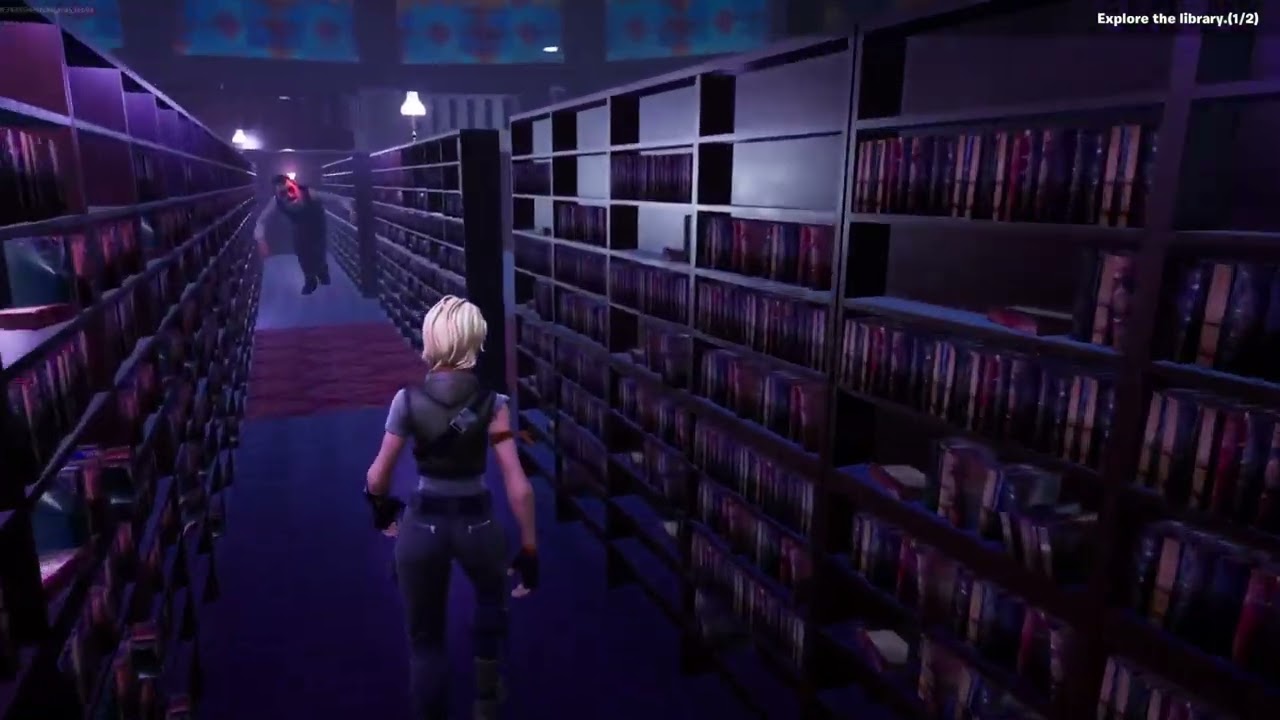 HOW TO COMPLETE EXPLORE THE LIBRARY 2/2 DARK RITUAL HORROR FORTNITE TUTORIAL