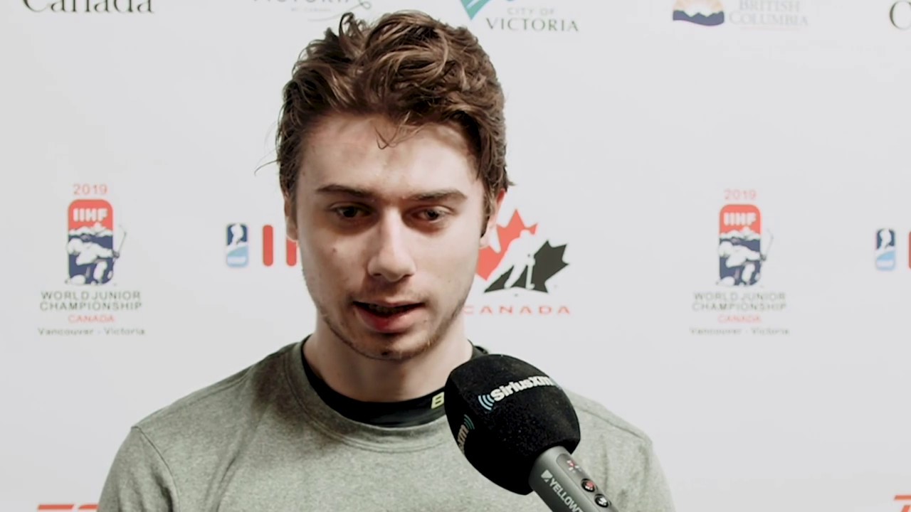 Quinn Hughes at 2019 IIHF WJC in Victoria