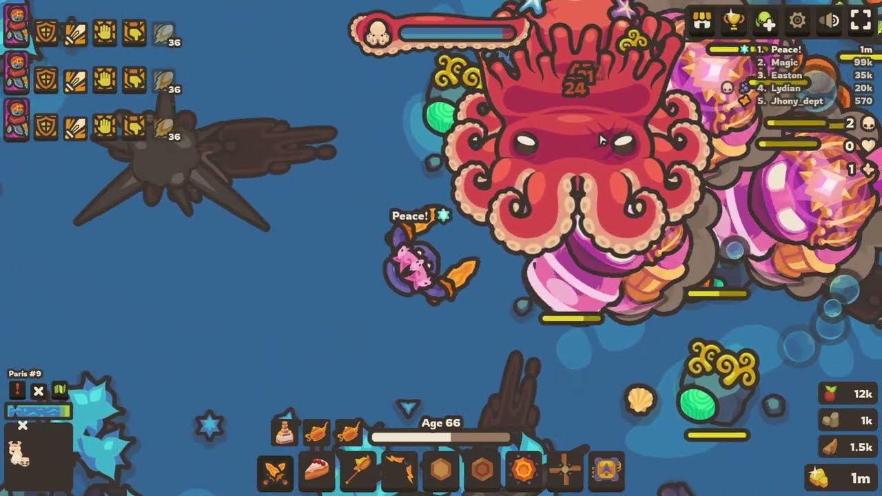 Taming.io - 2M Score Solo With Genies in 1H30
