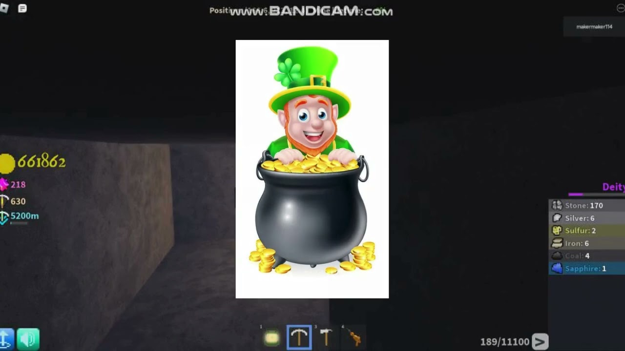Me after mining with serendibite pickaxe | AZURE MINES
