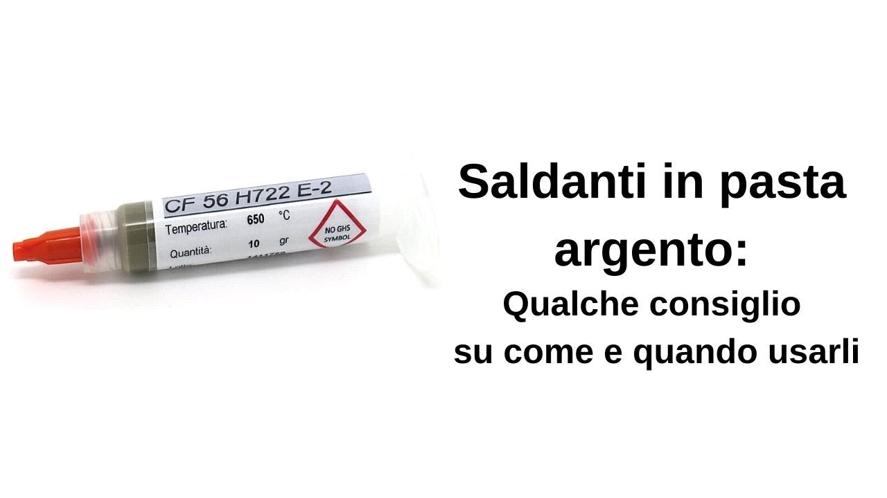 Pasta saldante AG per gioielli: caratteristiche e applicazione