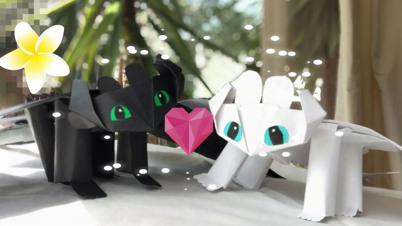 How to Make a Toothless and Flying Night Fury  Edition 2 🐉トゥースレスの作り方🐉