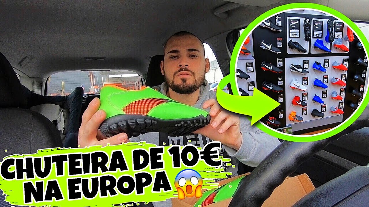 Pre&ccedil;os de chuteiras em Portugal ( Vlog do Conrado )