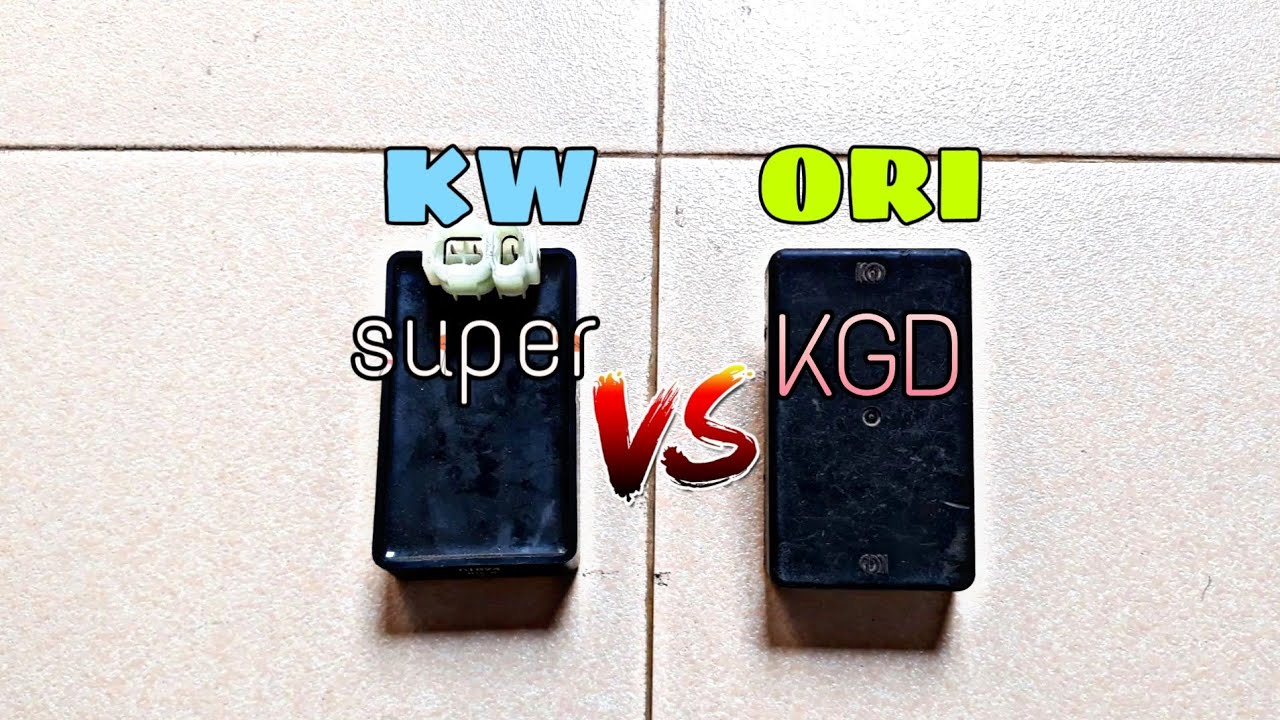 PERBEDAAN CDI SHOGUN KEBO ORI KGD DENGAN CDI SHOGUN KW SUPER